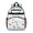 White Cartoon Dinosaurs Leaves Footprints, variant on White Cartoon Dinosaurs Leaves Footprints Cute School Backpack Bag for School with Padded Back and Adjustable Shoulder Straps 15.25"x11.5"x5.25"