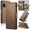 Brown, variant on ETFAST Leather Phone Case Wallet With Card Holder Zipper For Redmi Note 10 Pro Max High Quality Leather Phone Case