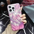 thumbnail image 4 of Gradient Colorful Feather Yarn Luxury Sparkling TPU Case Compatible with iPhone Case (Gradient Pink,iPhone 12), 4 of 8