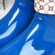 thumbnail image 5 of Botas de lluvia para mujer, antideslizantes, cortas, con punta redonda, de PVC y acolchado azul, talla 38, 5 of 5