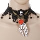 thumbnail image 3 of Collar falso de clavícula, collar de encaje de moda para damas, collar de Halloween, disfraz de Halloween, regalo navideño, 3 of 3