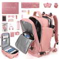 thumbnail image 2 of Mochila de gran capacidad para mujer y hombre, para viajes de corta distancia, multifunción, para negocios, para ordenador, mochila de viaje expandible, 2 of 3