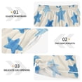 thumbnail image 3 of Women's Silk Pajama Shorts Five-pointed Star Pajama Shorts Women's Casual Pajama Shorts with Pockets, 3 of 6