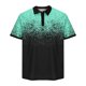 thumbnail image 1 of Camisas de Vestido para Hombre Botón de Solapa Rayado Suelto Casual, Cuarto de Cremallera de la Camisa de Poliéster para el Trabajo Y el Golf, 1 of 4