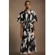 thumbnail image 3 of Vestido largo bellabarnetten Jacqueline con estampado floral de manga corta, 3 of 6