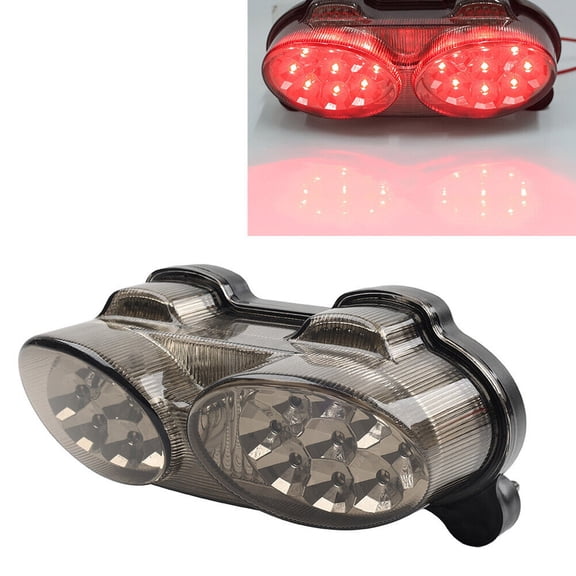 Suitable for Kawasaki Ninja ZX9R 1998-2003 02 Integrated LED Tail Light Turn Signal Smoke-