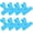 Blue, variant on 8 Pack Chip Clips Food Bag Clips Heavy Duty Food Bag Clamp, 3 Inch Wide Stainless Steel Chip Metal Hinge File Clamps