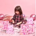 thumbnail image 6 of Uni Reversible Girl Princess Wrapping Paper Roll for Girls Women-Pink Birthday Gift Wrap with stars,Plaid for Holiday Baby Shower Wedding Bridal Shower DIY Craft Party-17 inx20 ft(Total 28.5sq.ft), 6 of 14
