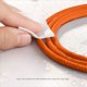 thumbnail image 2 of 2X 120W 6A Carga Súper Rápida Tipo-C Cable de Silicona Líquida Cable USB Rápido para Teléfono Inteligente Línea de Datos Pixel Bold, Naranja 1.5M, 2 of 3