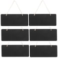 thumbnail image 1 of 6Pcs Chalkboard Pendant Decorative Chalkboard Hanging Blackboard Wooden Price Tag, 1 of 3