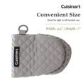 thumbnail image 5 of Cuisinart Quilted Mini Kitchen Oven Mitts/Gloves w/Silicone for Easy Gripping, Heat Resistant up to 500 degrees F- Drizzle Grey w/Blue Stripes, 5 of 7