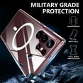 thumbnail image 5 of Magnetic Case for Samsung Galaxy S22 Ultra, Transparent and Yellow Resistant,Compatible with MagSafe,Slim Fit Shockproof Protective Phone Case for Galaxy S22 Ultra Case (Clear), 5 of 12