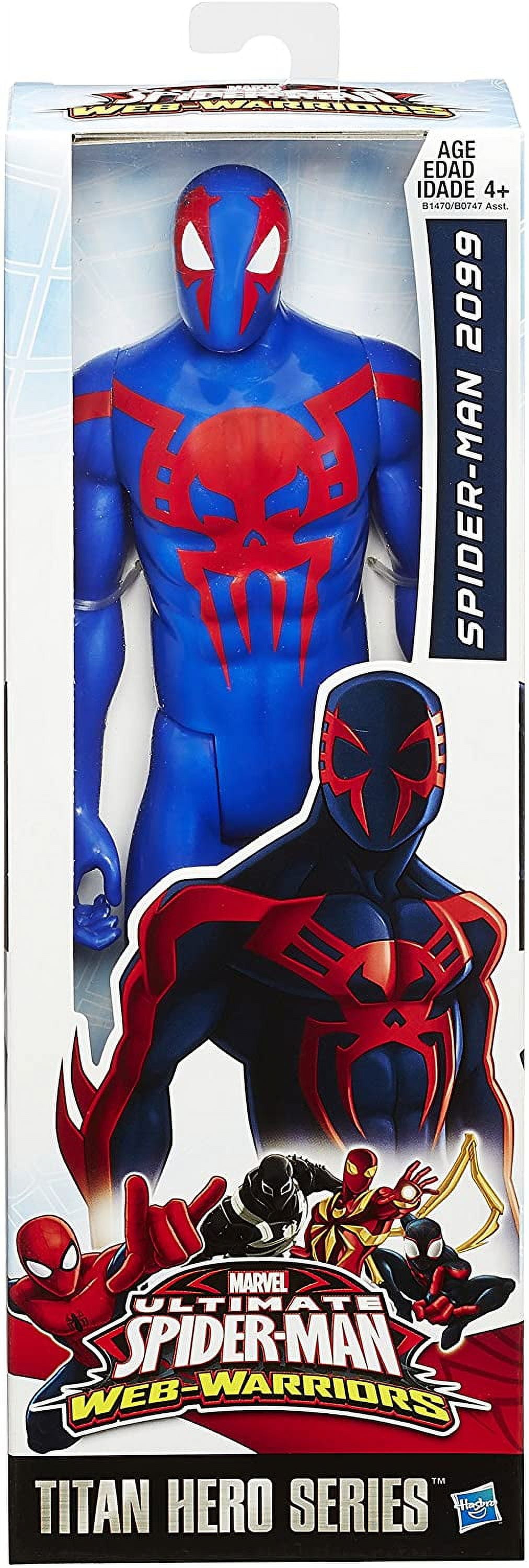 Figurine deluxe Spider-man 2099 collection Titan Super Heros - Personnage  Marvel Spiderman - Set Jouet Garcon et carte animaux
