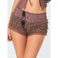 thumbnail image 4 of Michellecmm  Women Shorts, Low Waist Layered Patchwork Summer Casual Shorts, 4 of 7