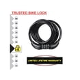thumbnail image 2 of Master Lock Self Coiling Combination Cable 1.8m X 8mm, 2 of 6