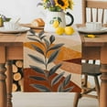 thumbnail image 5 of Abstract Sun Table Runner, Leaf Mountain Kitchen Table Runners Dress Scarves for Table Decorations Party/Restaurant/Indoor Outdoor Use, 18x72in, 5 of 9
