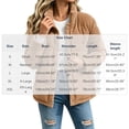 thumbnail image 7 of Qiggri Corduroy Puffer Jacket for Women Stand Collar Solid Color Winter Coat with Pockets Buttons Lined Inner for Casual Outdoor Daily Wear L, 7 of 7