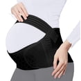 thumbnail image 1 of Cinturón de maternidad para mujer embarazada, soporte para la espalda, faja abdominal ligera, cinturón para el vientre para embarazadas, abdominales(M 30in-43in), 1 of 5