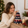 thumbnail image 4 of US American Christmas Tree Quilt Kit - DIY Holiday Sewing Kit for Handmade Tabletop Decor, Nostalgic Christmas Craft for Quilting Lovers, 4 of 6