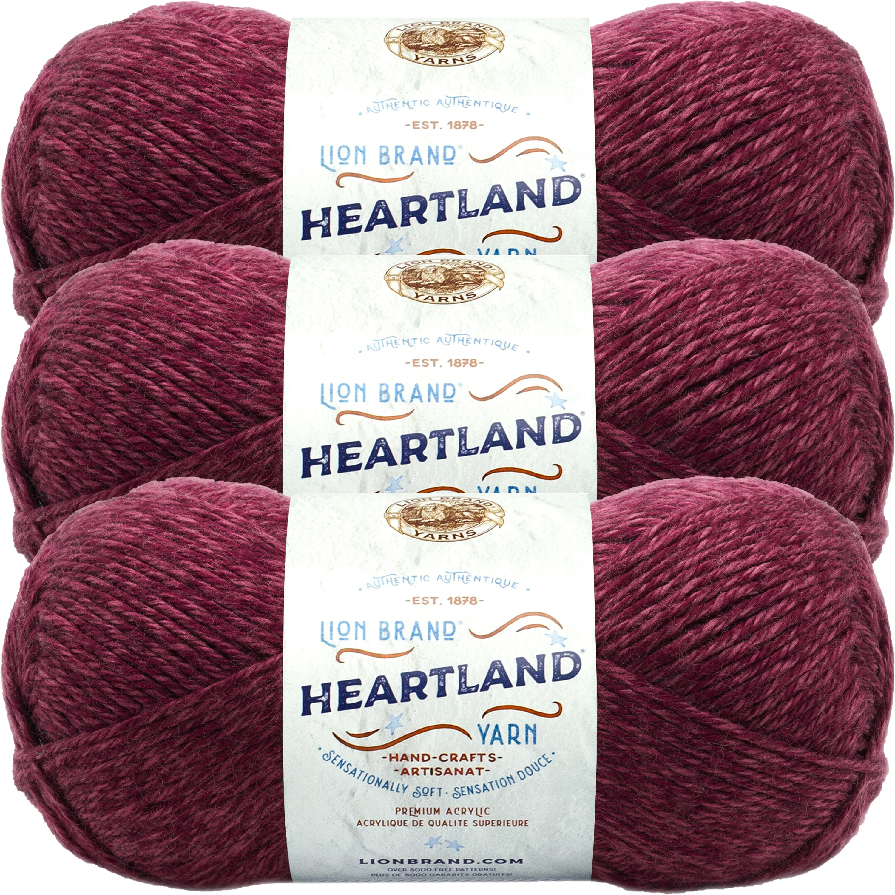 Lion Brand Heartland YarnBadlands, Multipack Of 3