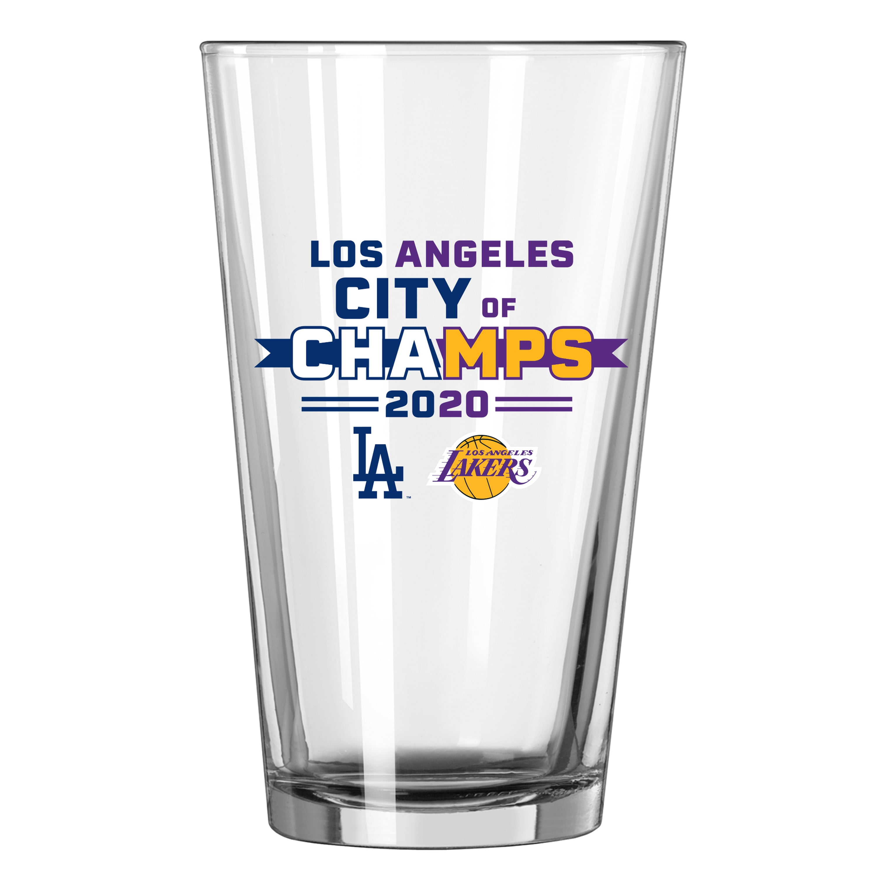 Dodgers 2020 World Series Champions Official 16 oz Pint Beer Glass L.A