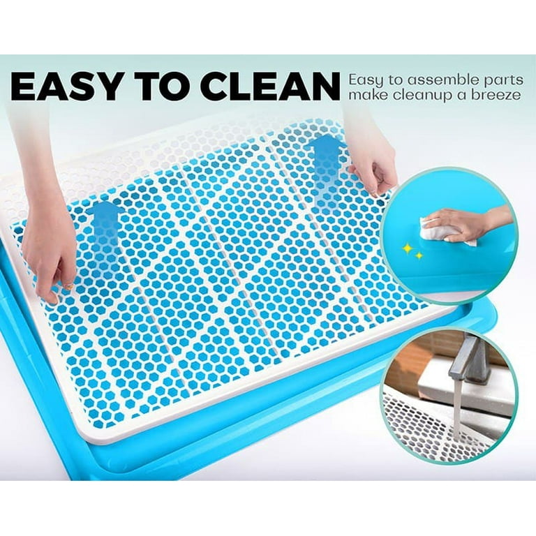 Pet Awesome Hond Potty Bak/Puppy Pipi Pad Houder 63,5x50,8 cm Binnen Plastromen Training voor Kleine en Middelgrote Honden