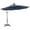 Navy Blue, variant on Outsunny 10ft Outdoor Cantilever Umbrella with Solar Lights, Banana Umbrella with Adjustable Angle for Patio, Backyard, Navy Blue