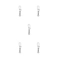 thumbnail image 2 of Paquete de 10 pines de conector de pesca Greeniant acero inoxidable Type2 NO2, 2 of 6