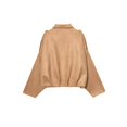 thumbnail image 5 of Yigetop Oversized Jacket, Women's Stylish Oversized Suede Effect Jacket with Shoulder Collared Neck Zip Up Coat Bomber Jacket Khaki L, 5 of 9