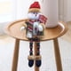 thumbnail image 4 of Adornos navideños Muñeca sentada Estatuil Decoración de interior Monigote de nieve Sunnimix Alce de muñeco de nieve de Papá Noel, 4 of 7