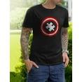 thumbnail image 4 of Tstars Mens Autism Awareness Support Autism Awareness Puzzle Superhero Shield Shirt Captain Autism Graphic Tee Autistic Spectrum Awareness Autistic Support Shirts for Mens T Shirt, 4 of 7