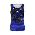 thumbnail image 4 of Fotbe Steel Skull Womens Loose Fit Casual Flowy Slim-Fit Tank Tops Athletic Round Neck Trendy Sleeveless Summer Tops for Gym and Yoga-XX-Large, 4 of 9