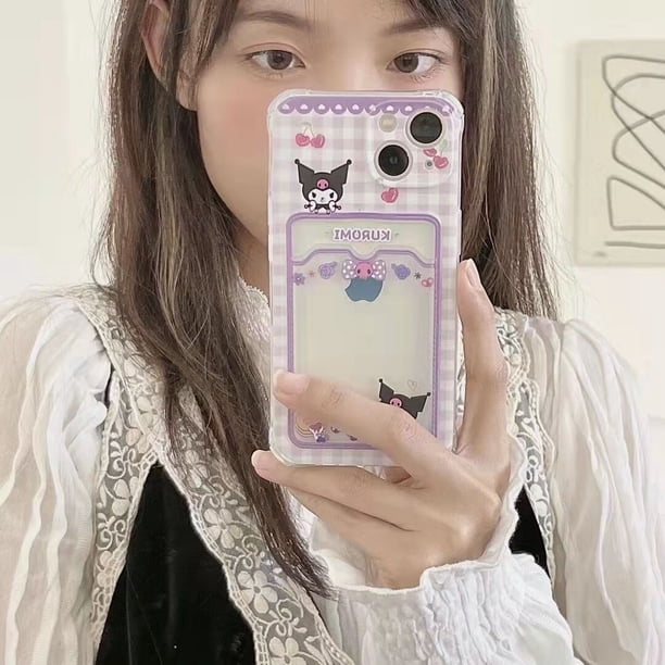 Fundas de teléfono Sanrio Kuromi My Melody para iPhone 14 13 12 11 Pro Max XR XS MAX 8X7 SE 2020, funda de silicona transparente a prueba de golpes xuanjing unisex