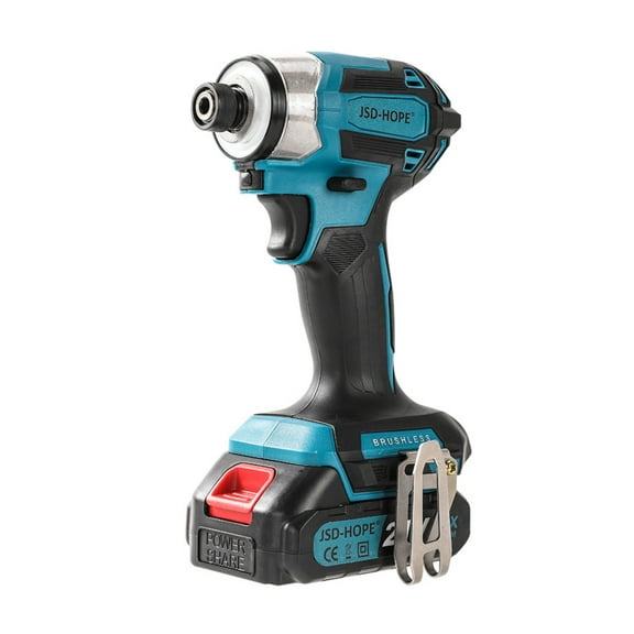Brushless Cordless Impact Driver&Electric Screwdriver-21V Lithium-Ion Rechargeable Power Tool with Drill Function for Home DIY and Professional Use