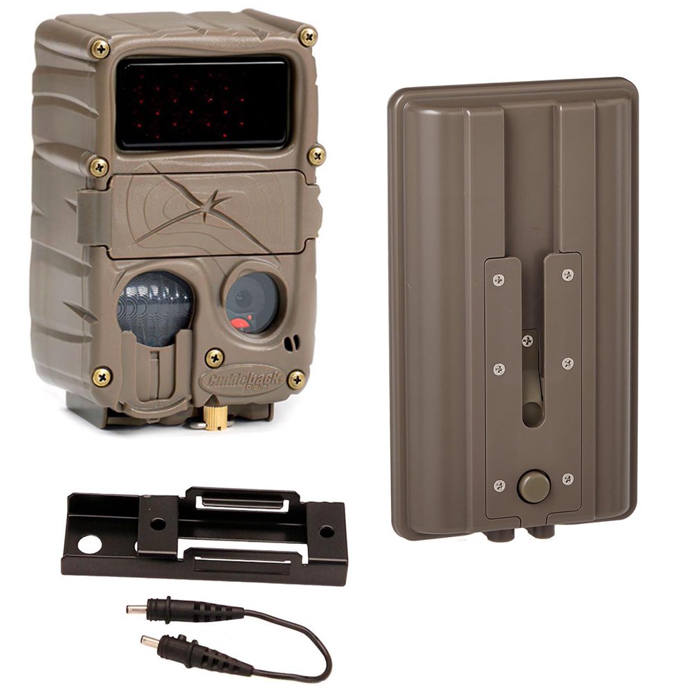 NEW CUDDEBACK 20MP E3 Black Flash No Glow IR Trail Game Camera + Battery Booster
