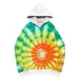 thumbnail image 5 of Women's Oversized Tie Dye Hoodies Trendy Casual Pullover Sweatshirt 2025 Fall Winter Loose Tunic Tops with Pocket, 5 of 5