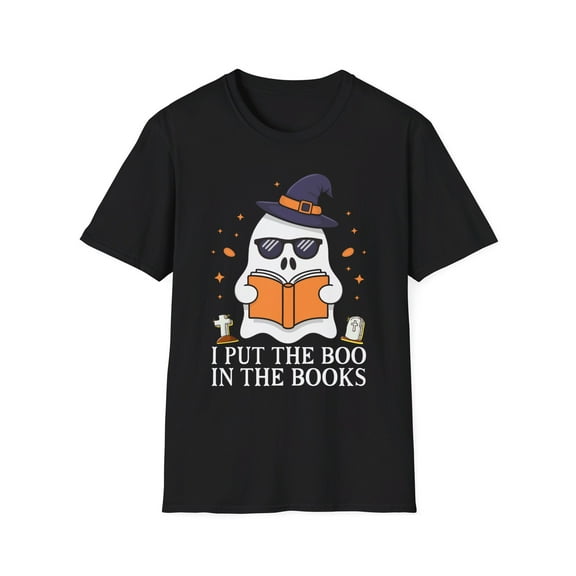 I Put The Boo in the Books Halloween T-Shirt