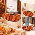 thumbnail image 6 of Trovenix Halloween Fall Thanksgiving Bath Mat Pumpkin Shaped Absorbent Non Slide Soft Doormat for Entryway Decor, 6 of 7