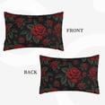 thumbnail image 2 of Balery Roses Bedding Queen Pillow Cases - Envelope Closure - Soft Brushed Microfiber Fabric - Shrinkage and Fade Resistant Pillow Cases-16"x24", 2 of 6