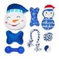 thumbnail image 2 of Holiday Time Dog Toy Stocking, Small, Blue, 2 of 6