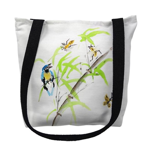 13 x 13 in. Birds & Bees II Tote Bag - Small