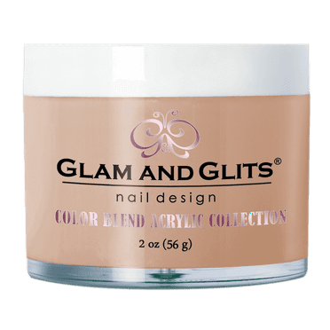 Glam Glits - Nail Acrylic Color Powder from Blend Collection 2oz/jar - Cover Bare White - BL3049