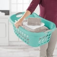thumbnail image 3 of Sterilite Ultra HipHold 1.25 Bushel Stackable Laundry Basket (12 Pack), 3 of 7