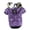 Purple, variant on Wuffmeow Cute Warm Coats Dog Clothing For Pet Faux Pockets Fur Trimmed Dog Puppy Hoodie Pets Jacket Costume