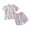 Z1-Pink, variant on PEASKJP Toddler Pjs Infant Toddler Kids Soft Pajamas Tie Dye Short Summer Pjs 2pcs Set,Pink 18-24 Months