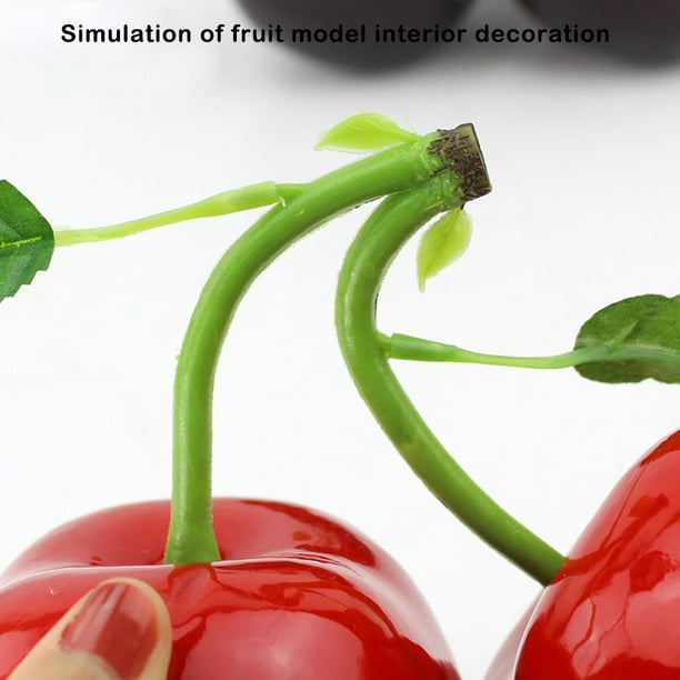 Simulated Cherry Creatively Froth Soft Centerpiece Double-Head Fake ...