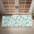 thumbnail image 2 of Blue White Flower Pattern Door Rugs,Washable Non Slip Door Mats Indoor,Decorative Door Mats,Entry Mat Indoor for Entrance,Bedroom,Kitchen,Bathroom,16"x47", 2 of 6