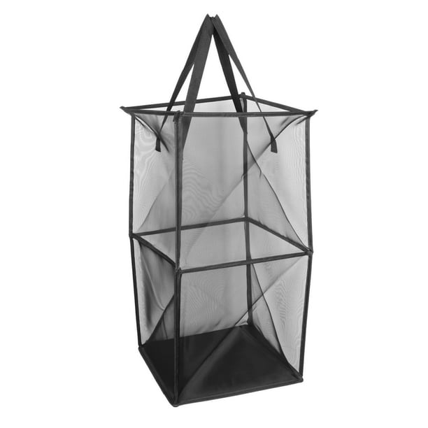 Cesta plegable para la colada Strade Fareast Limited cesto de almacenamiento portátil Negro 33cmx33cmx66cm