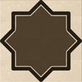 thumbnail image 1 of Ahgly Company Tapis de Zone Carré Transitionnel Lavable en Machine, 5 Pieds Carré, 1 of 7