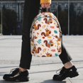 thumbnail image 2 of Easygdp Forest Squirrel Nuts Mochila Ligera de 15 Pulgadas para Estudiantes, Mochila Cómoda para la Escuela y Viajes, Correas Ajustables, 2 of 6